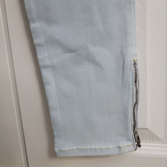 7 For All Mankind Ultra High Rise Skinny Ankle Jeans No Filter Peretti Size 27 - Picture 9 of 9